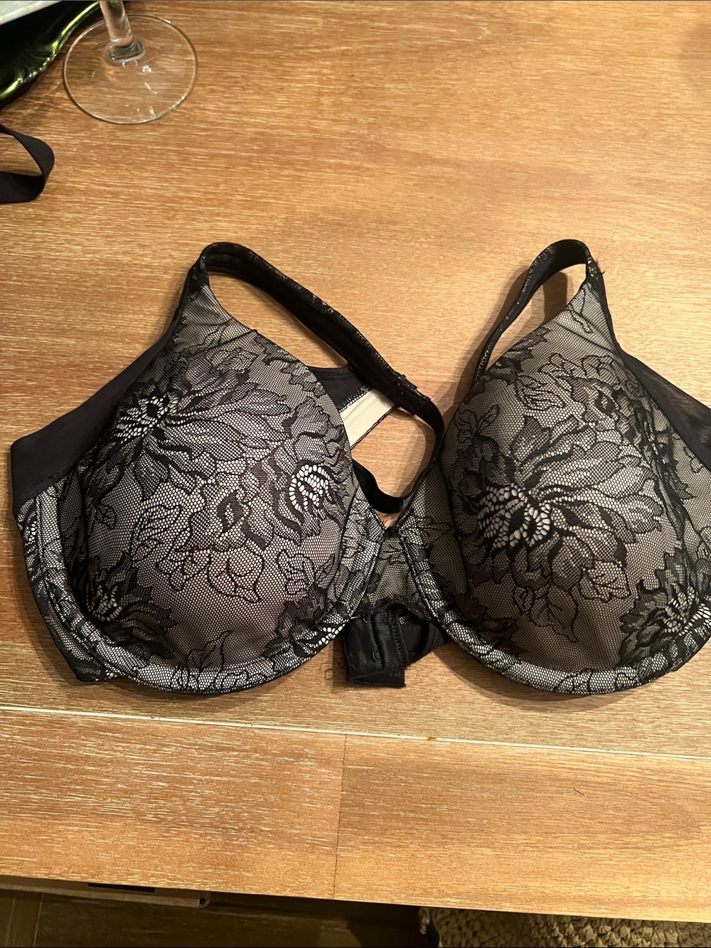Everyday Lace Underwire Bra - Black